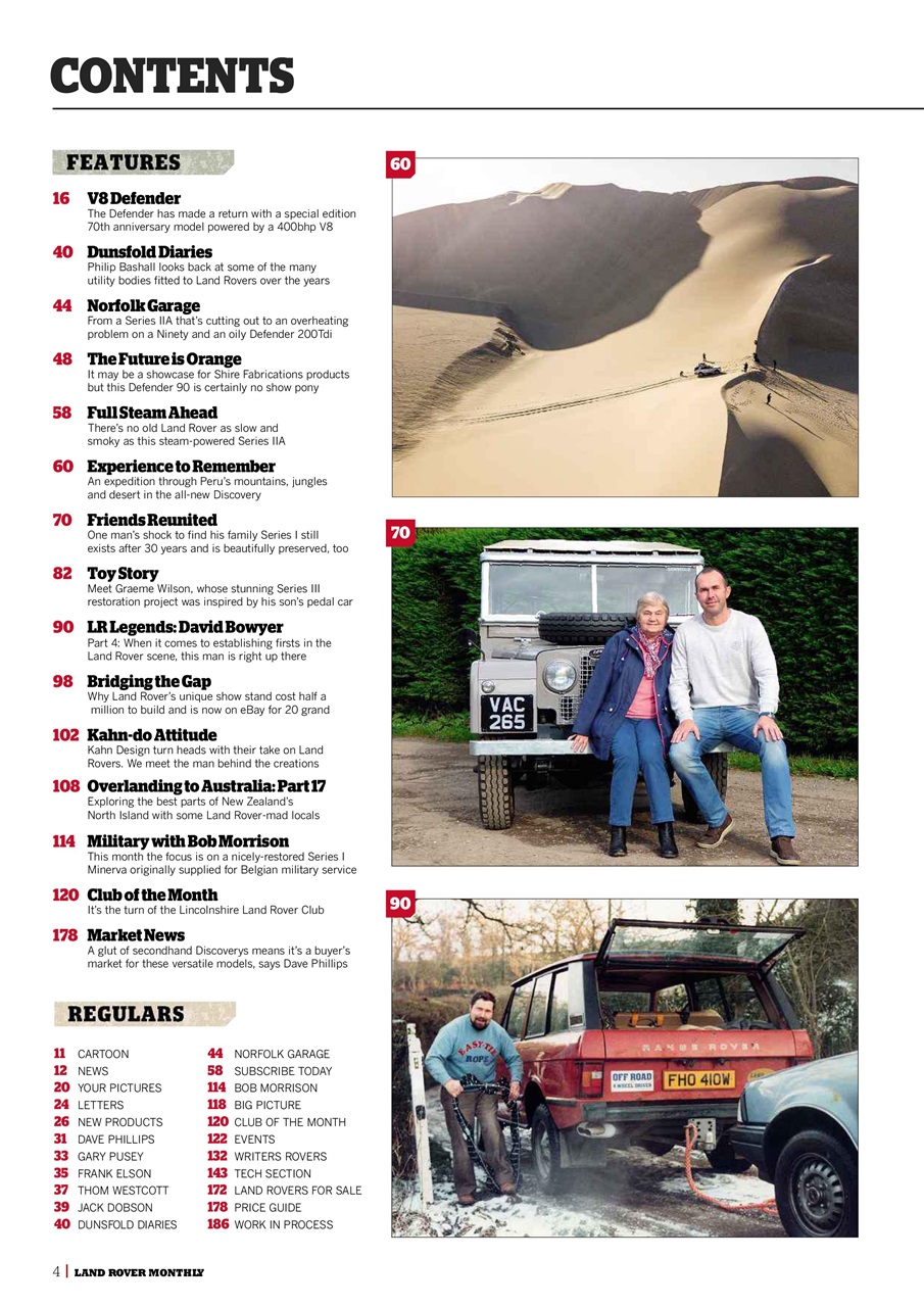 Land Rover Monthly Preview Pages