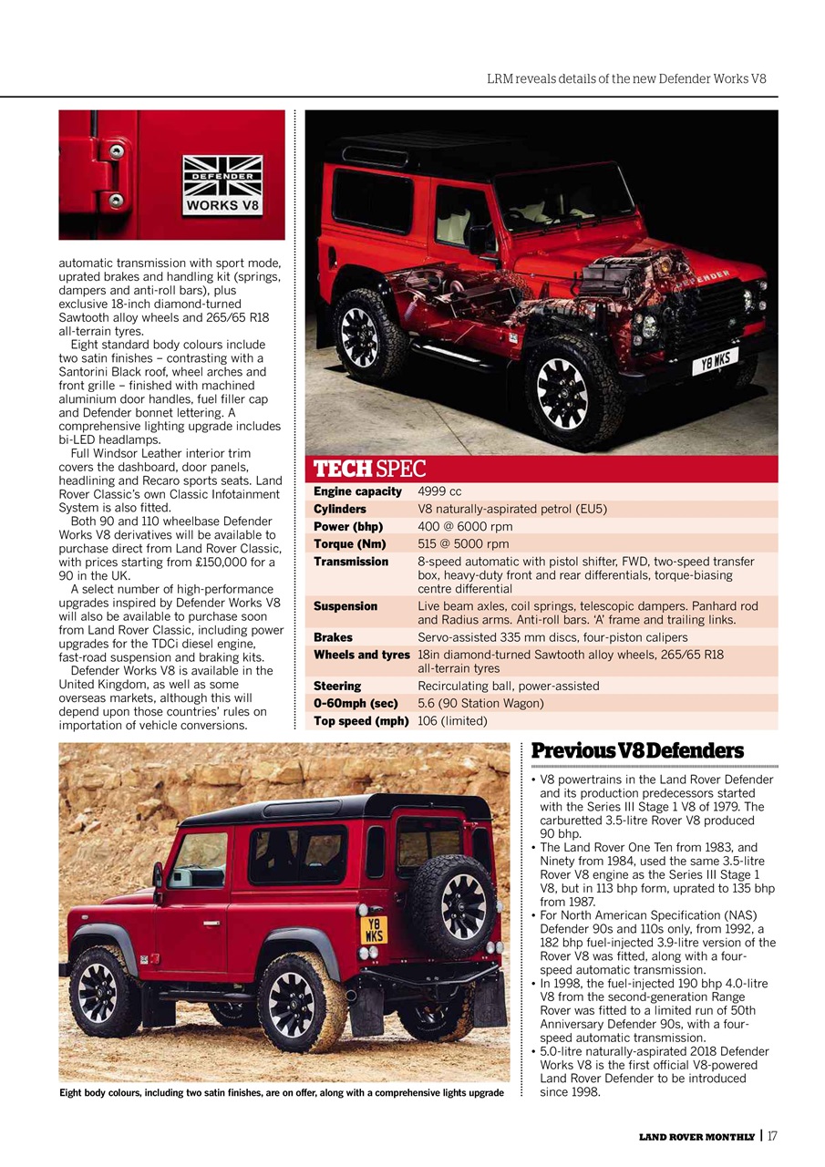 Land Rover Monthly Preview Pages