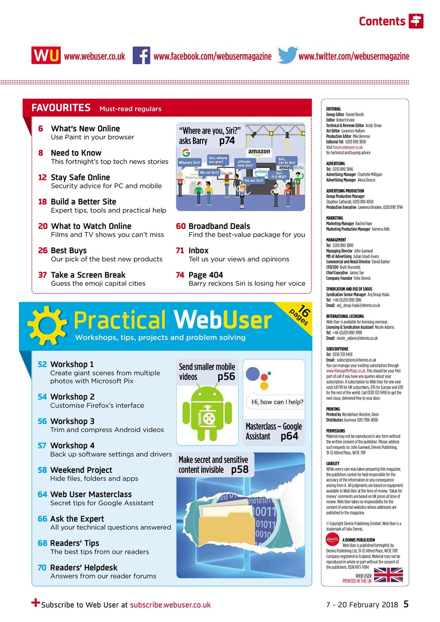 Webuser Preview Pages
