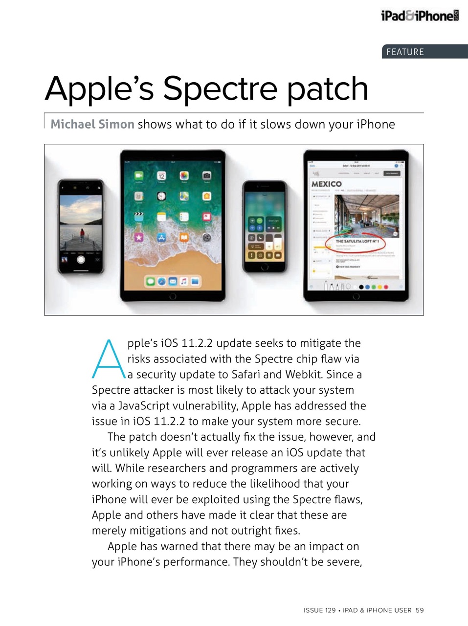 iPad and iPhone User Preview Pages