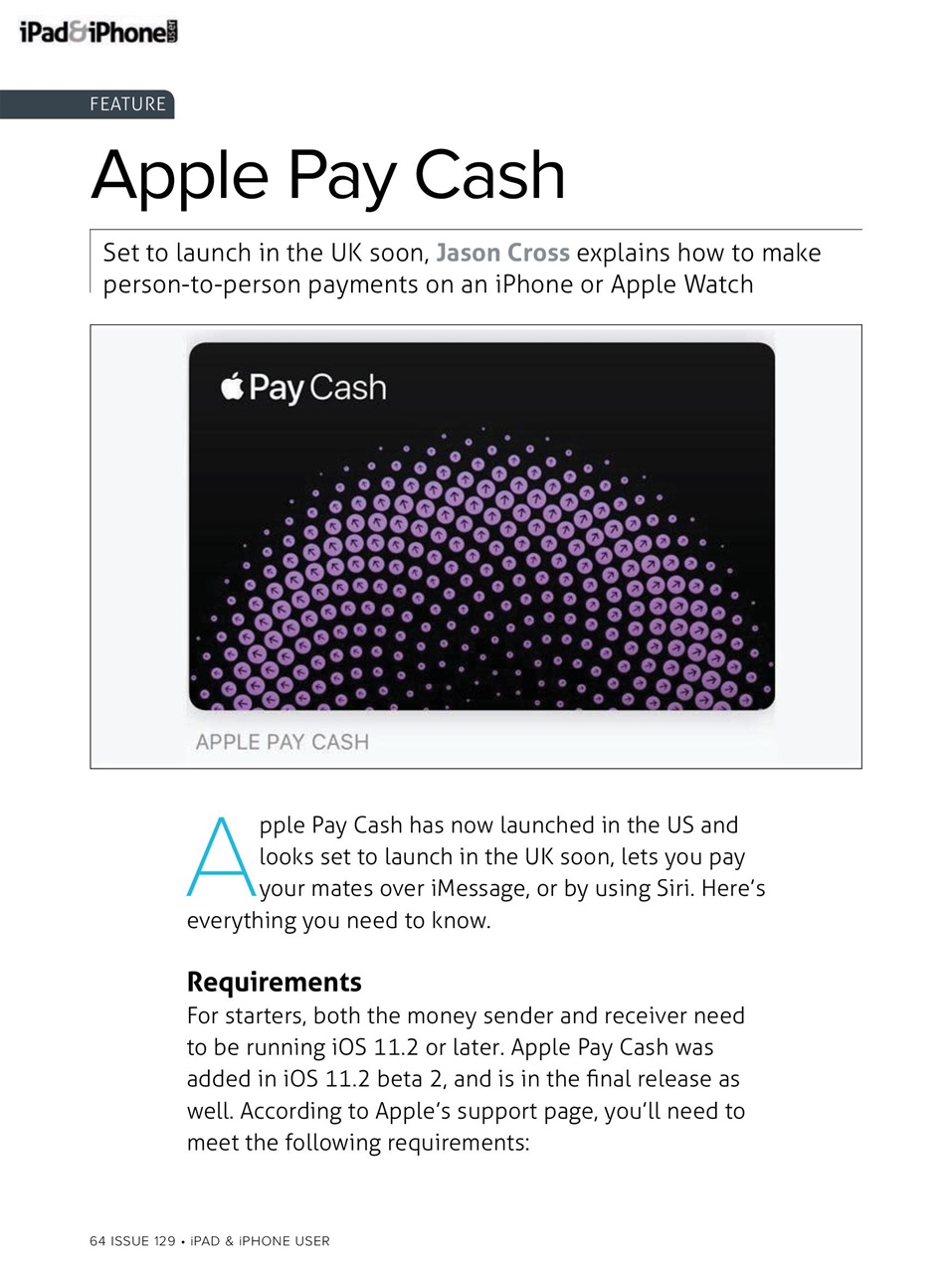 iPad and iPhone User Preview Pages