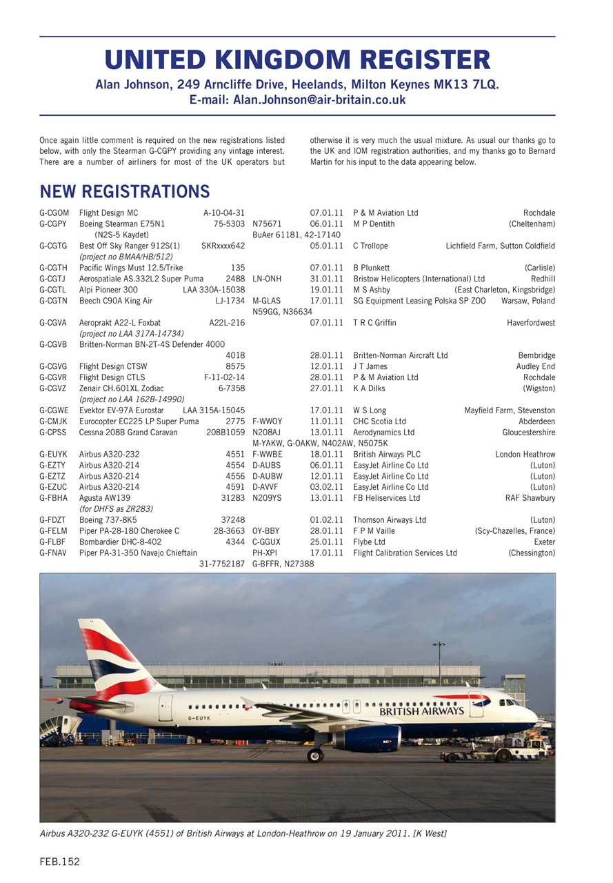Air Britain News Preview Pages
