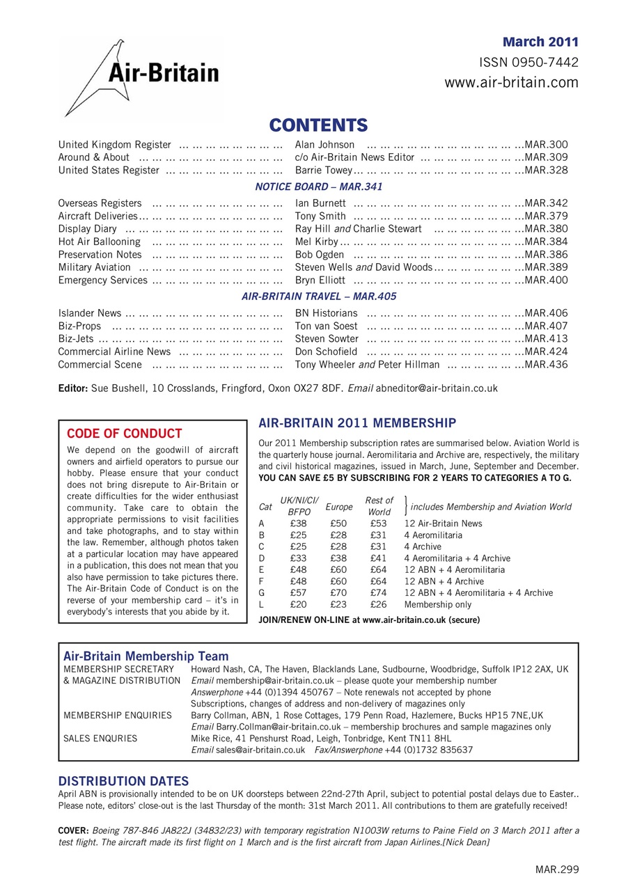 Air Britain News Preview Pages