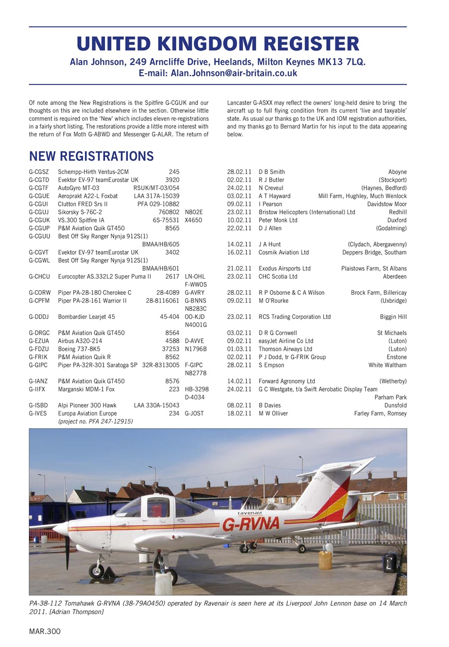 Air Britain News Preview Pages