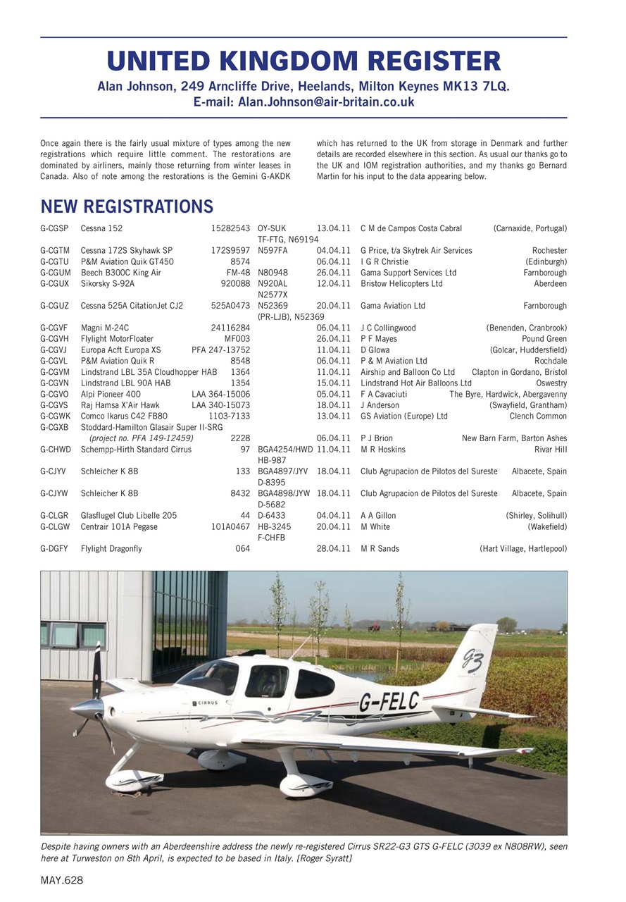 Air Britain News Preview Pages