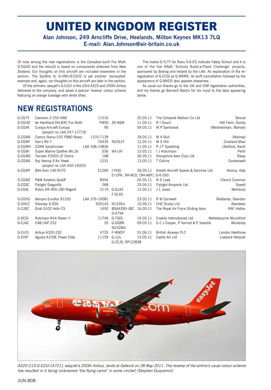 Air Britain News Preview Pages