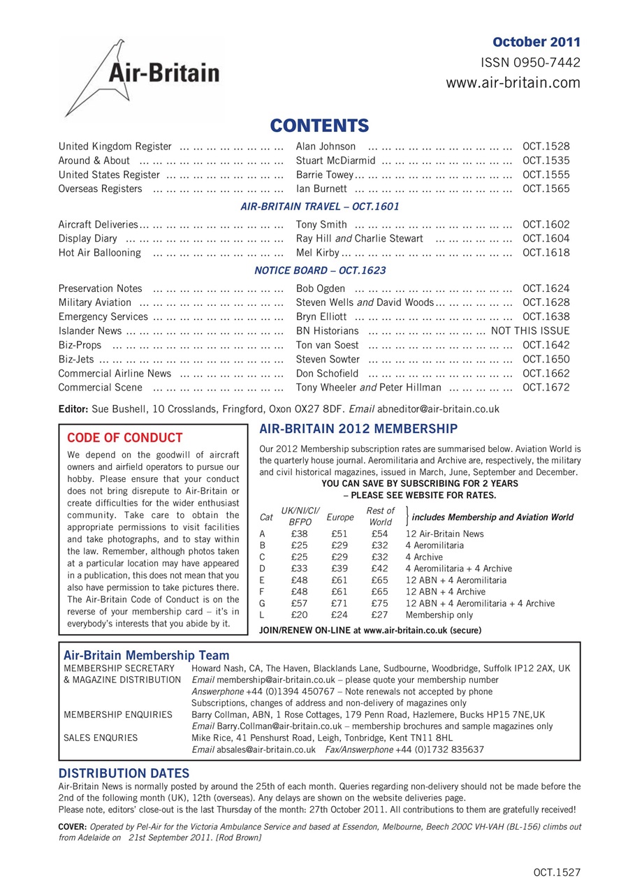 Air Britain News Preview Pages