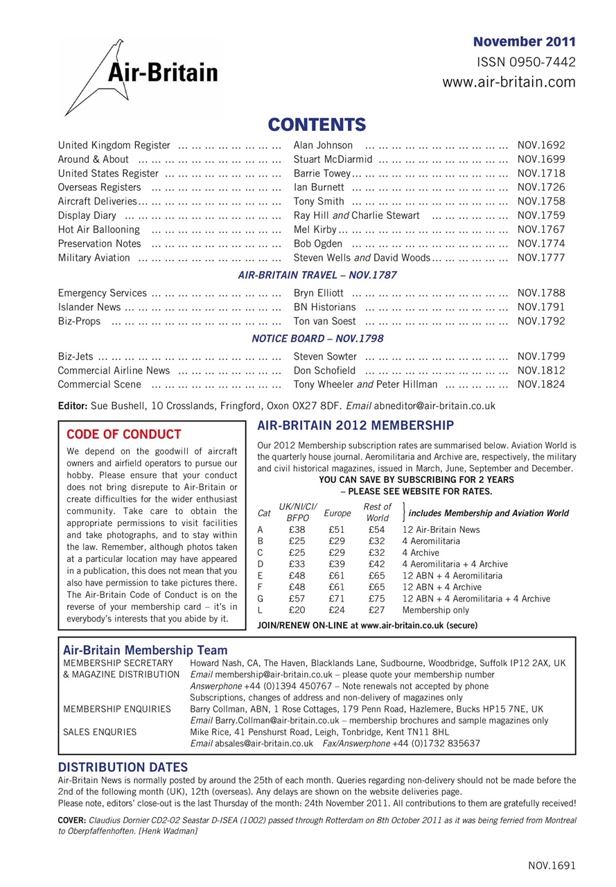 Air Britain News Preview Pages