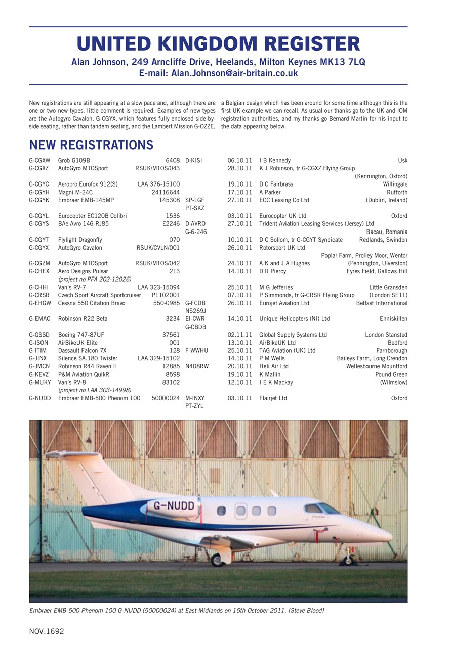 Air Britain News Preview Pages