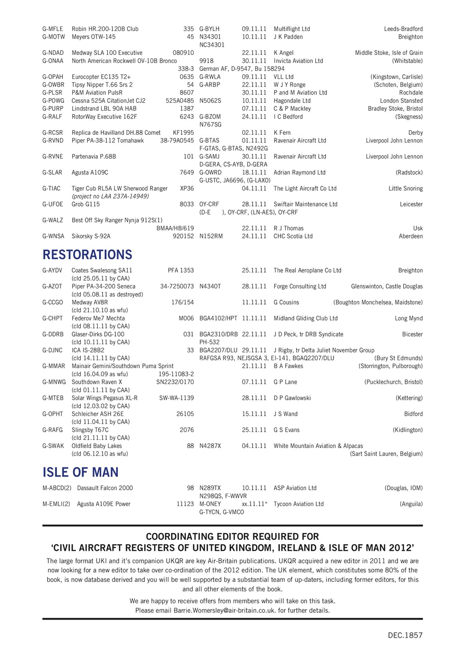 Air Britain News Preview Pages