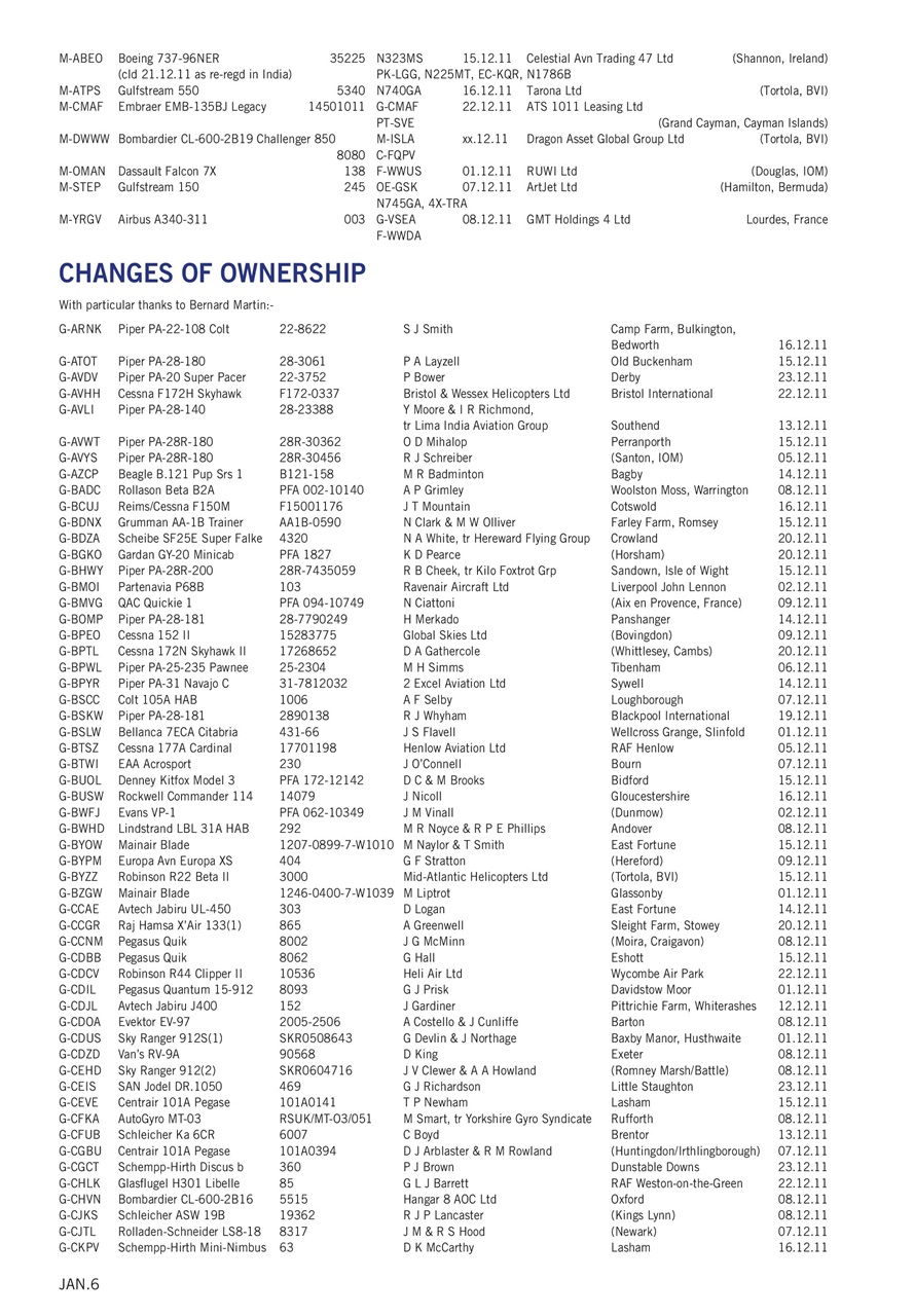 Air Britain News Preview Pages