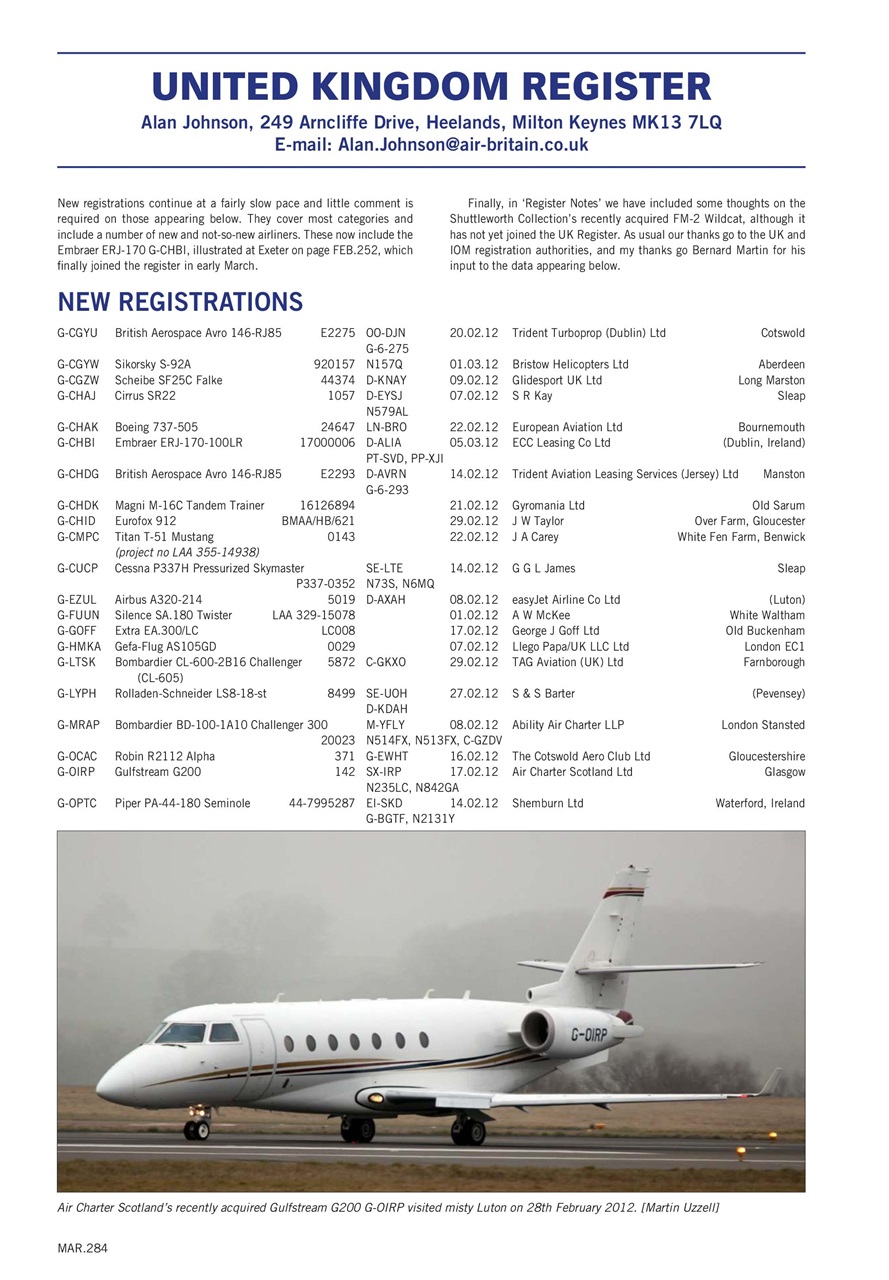 Air Britain News Preview Pages