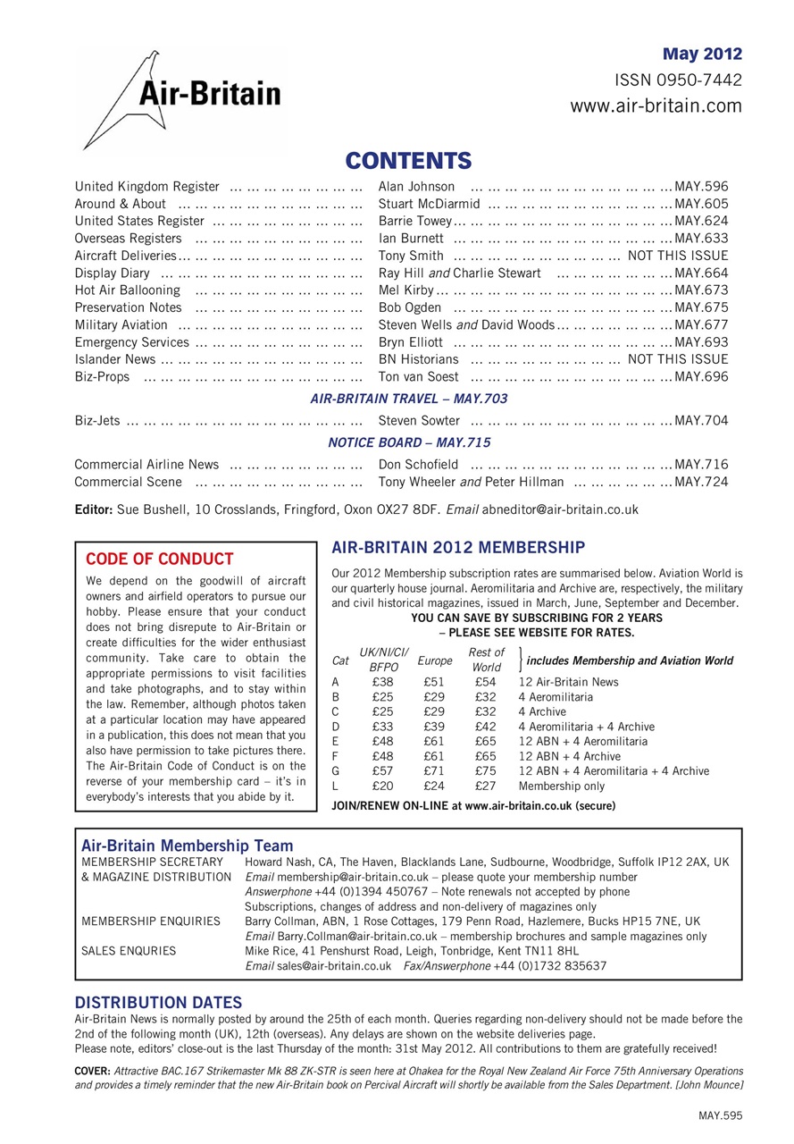 Air Britain News Preview Pages