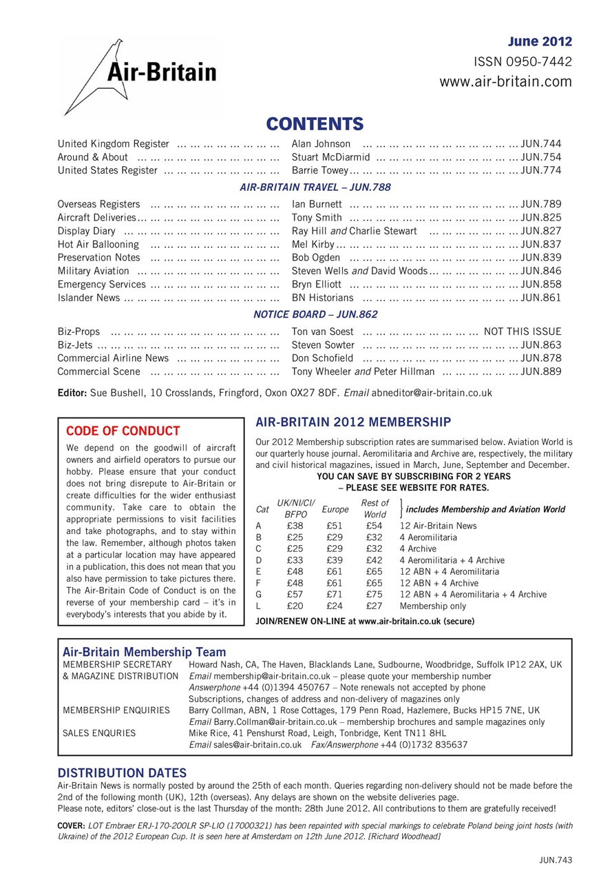 Air Britain News Preview Pages