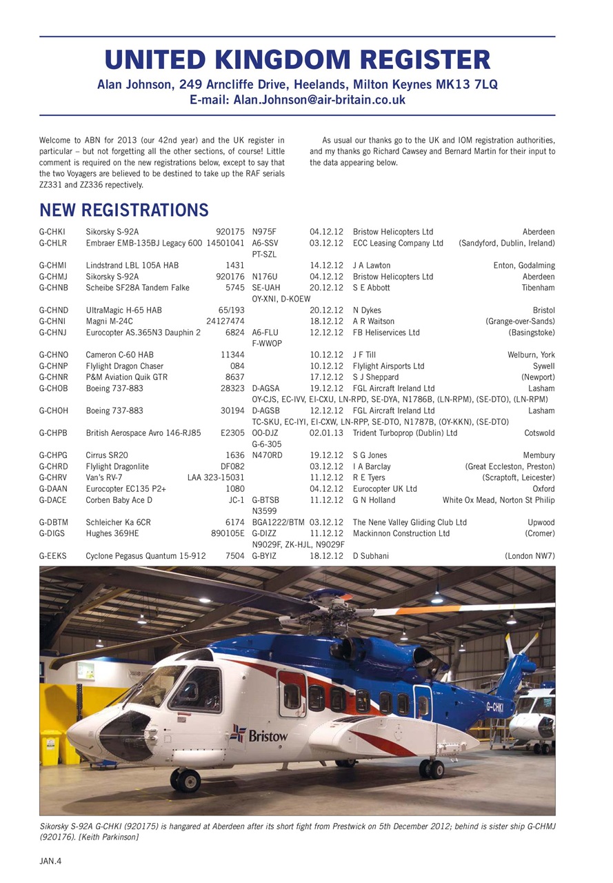 Air Britain News Preview Pages