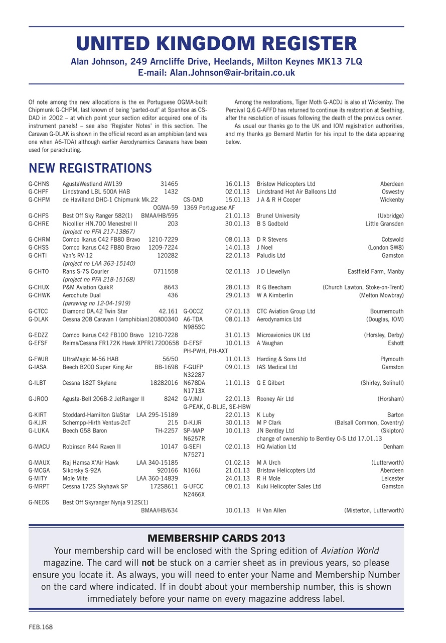 Air Britain News Preview Pages