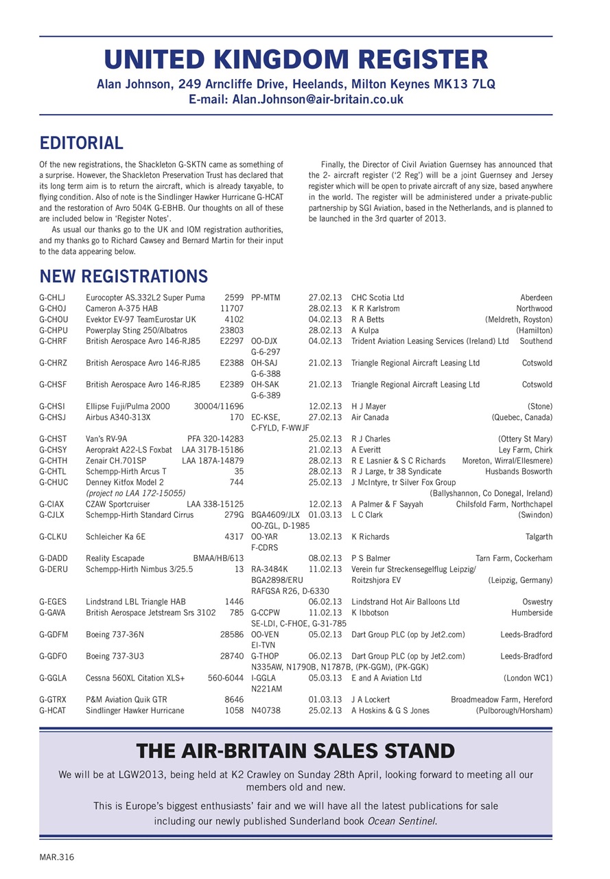 Air Britain News Preview Pages