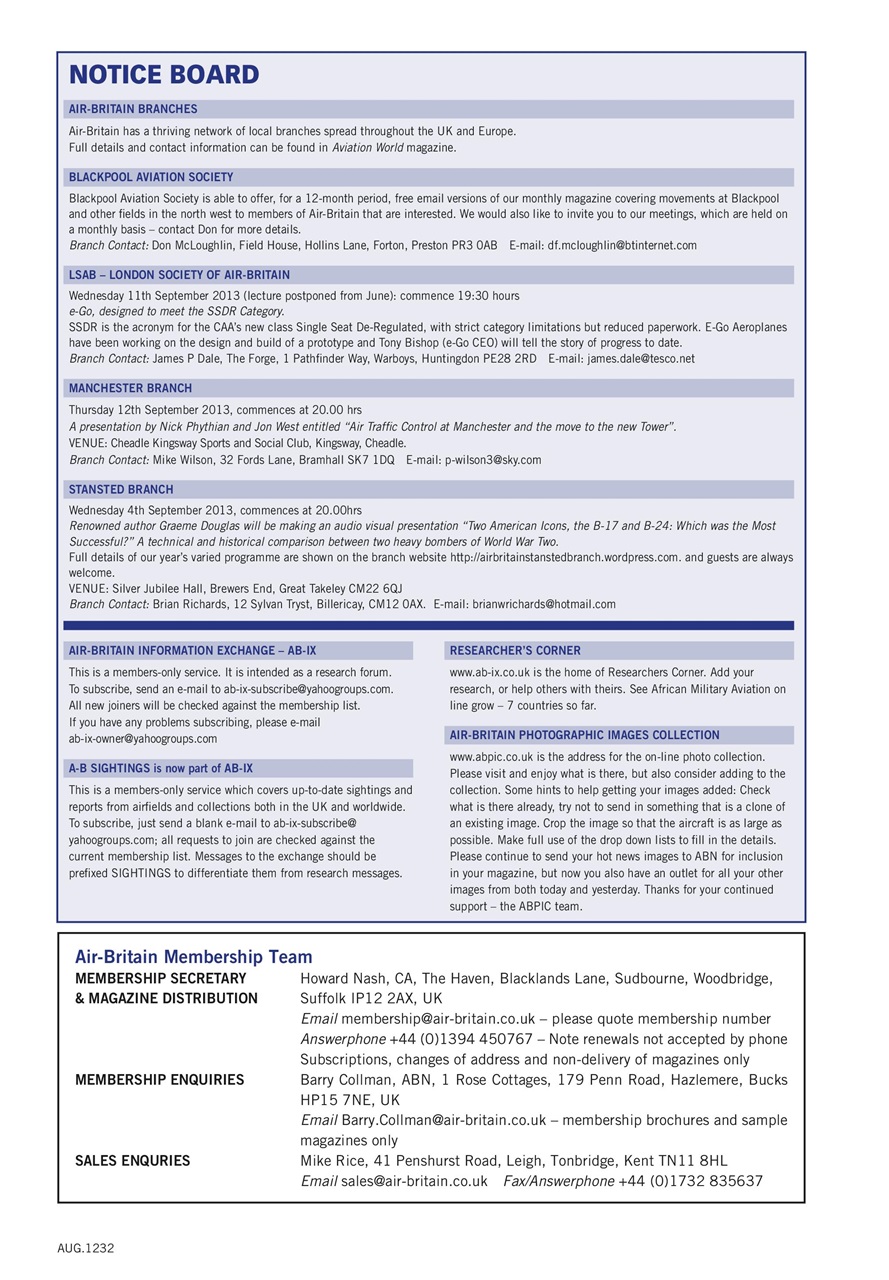 Air Britain News Preview Pages