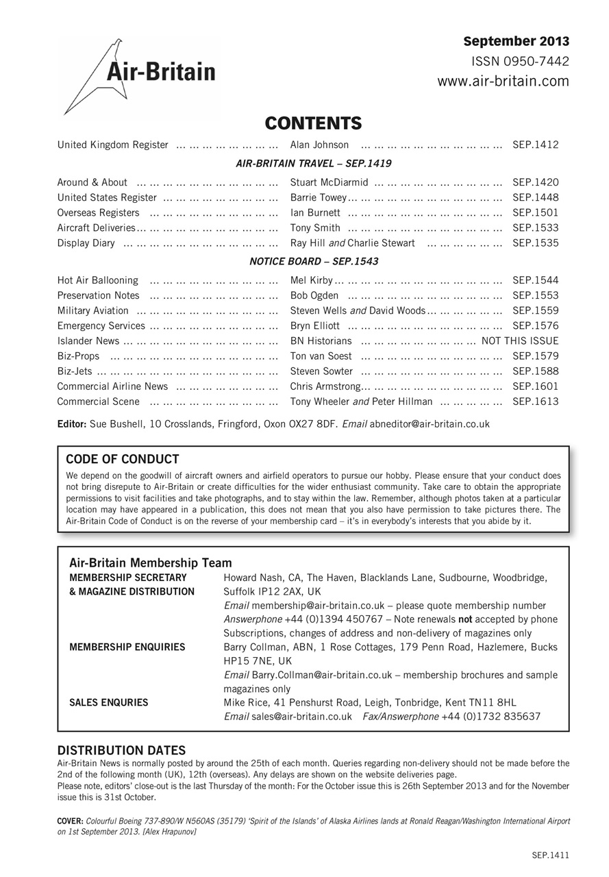 Air Britain News Preview Pages