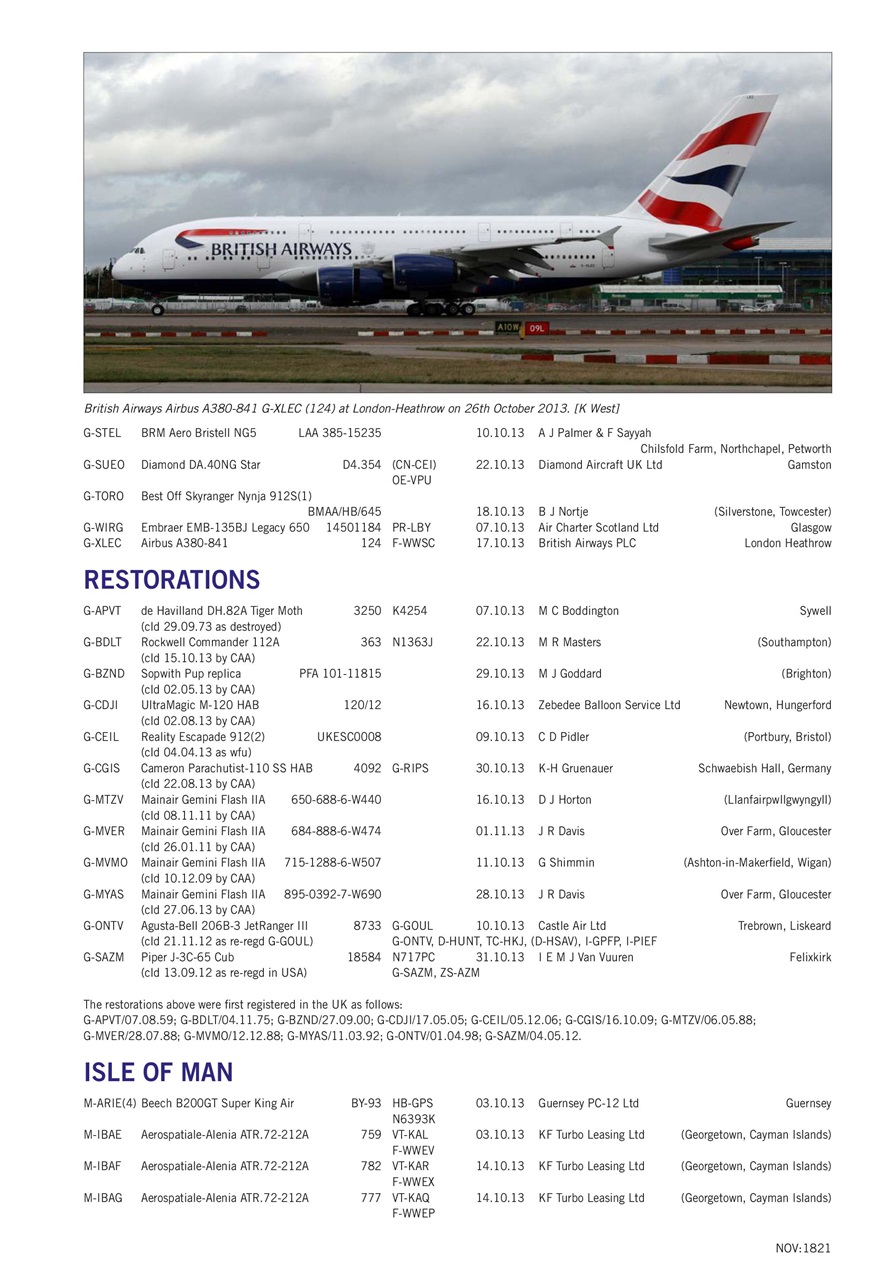 Air Britain News Preview Pages