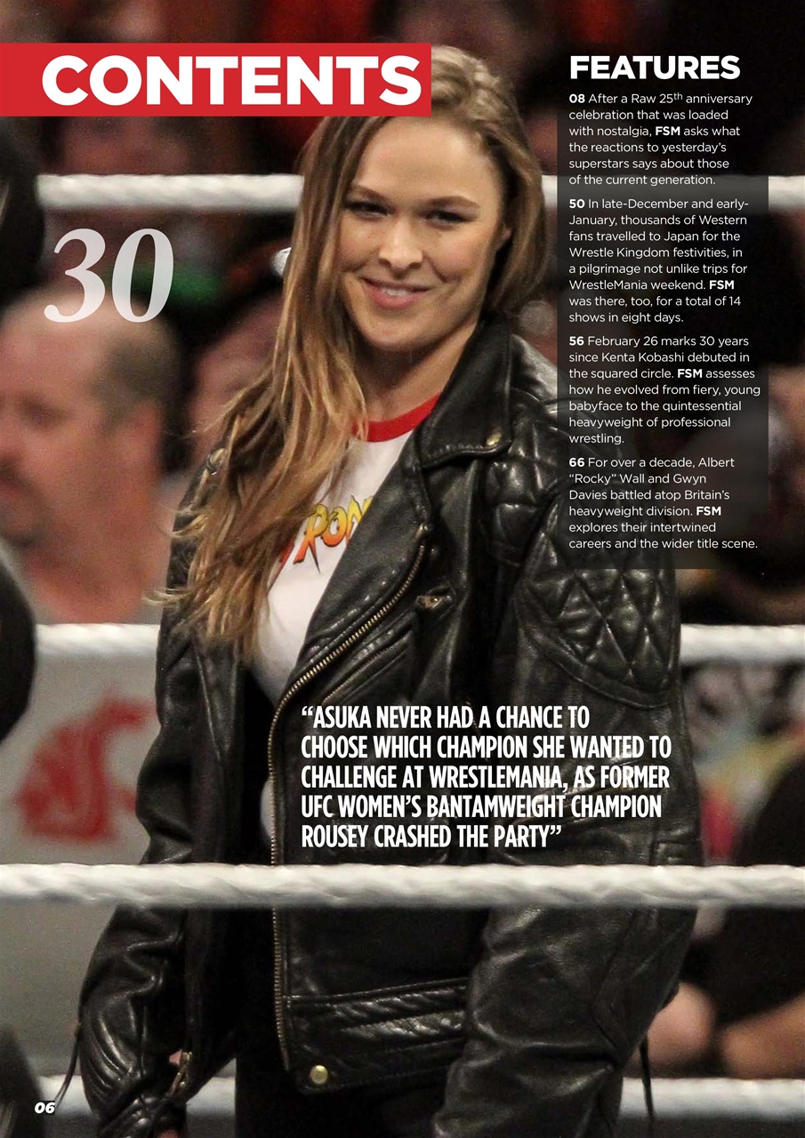 Wrestletalk Magazine Preview Pages