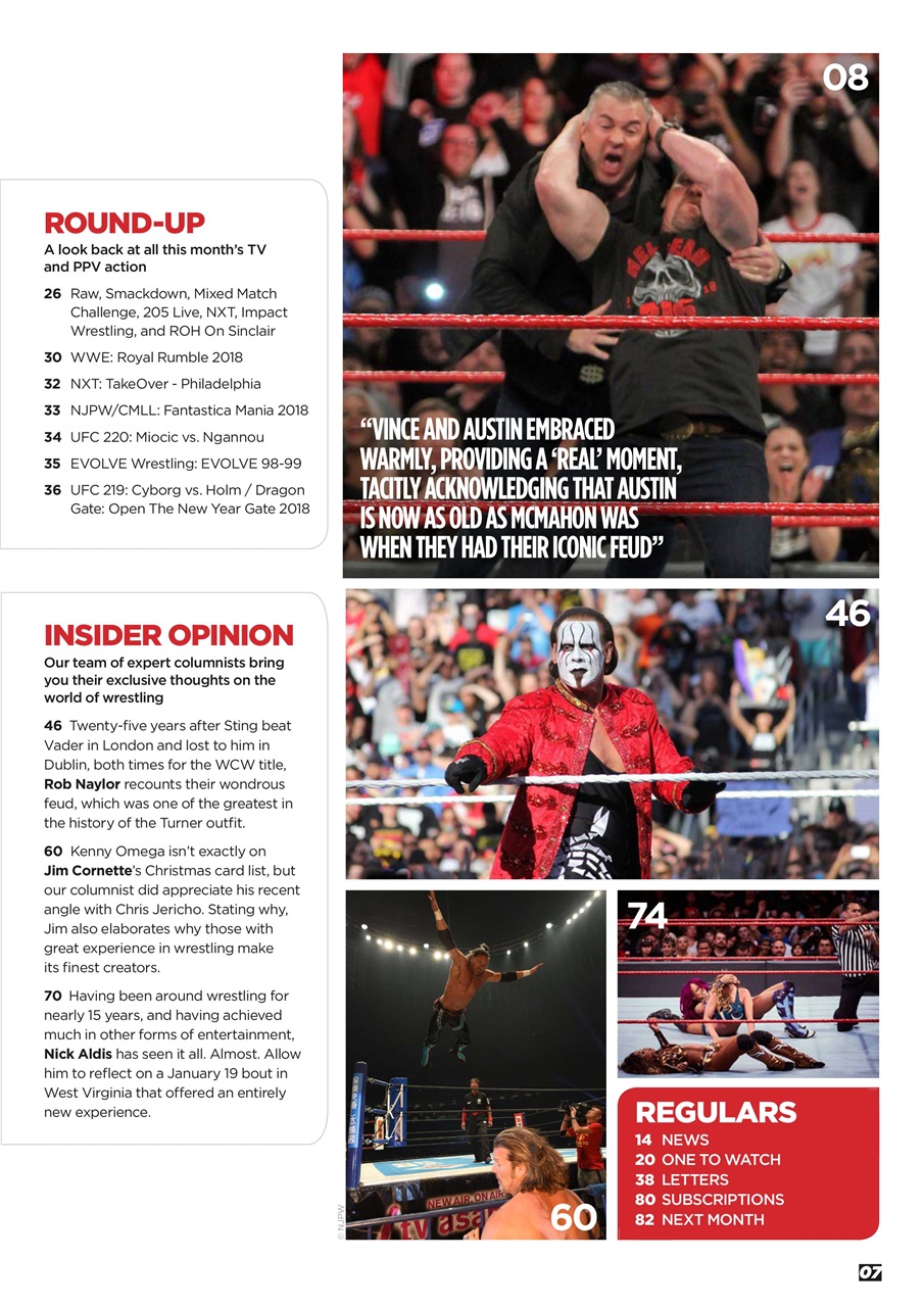 Wrestletalk Magazine Preview Pages