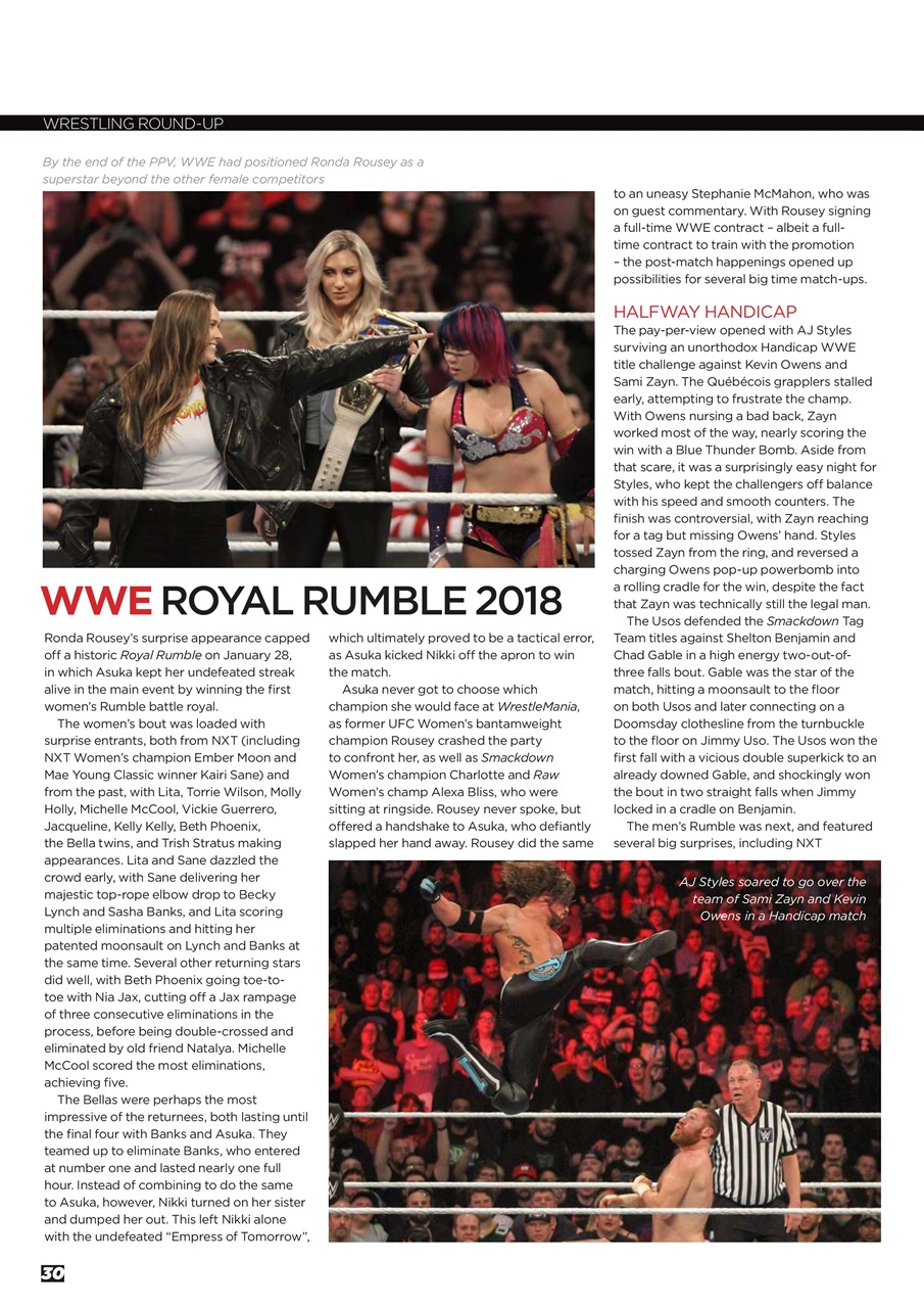 Wrestletalk Magazine Preview Pages