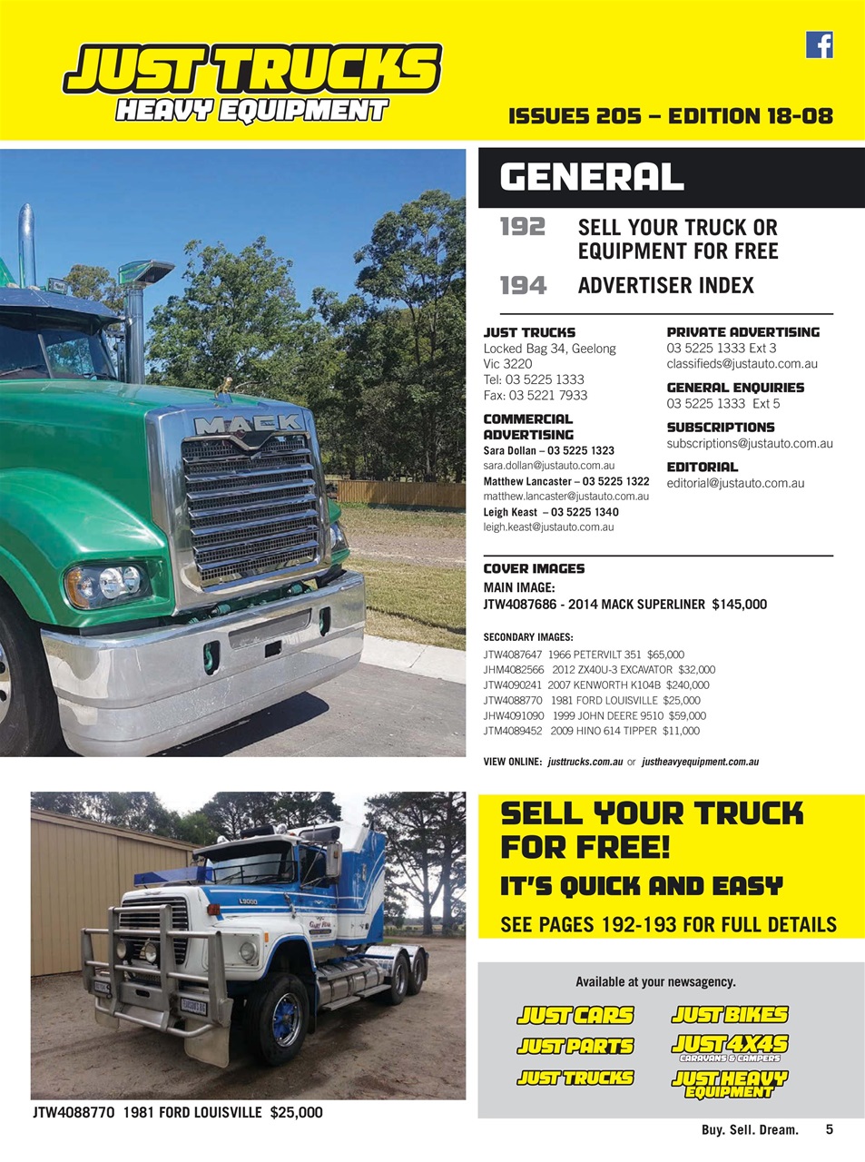 JUST TRUCKS Preview Pages