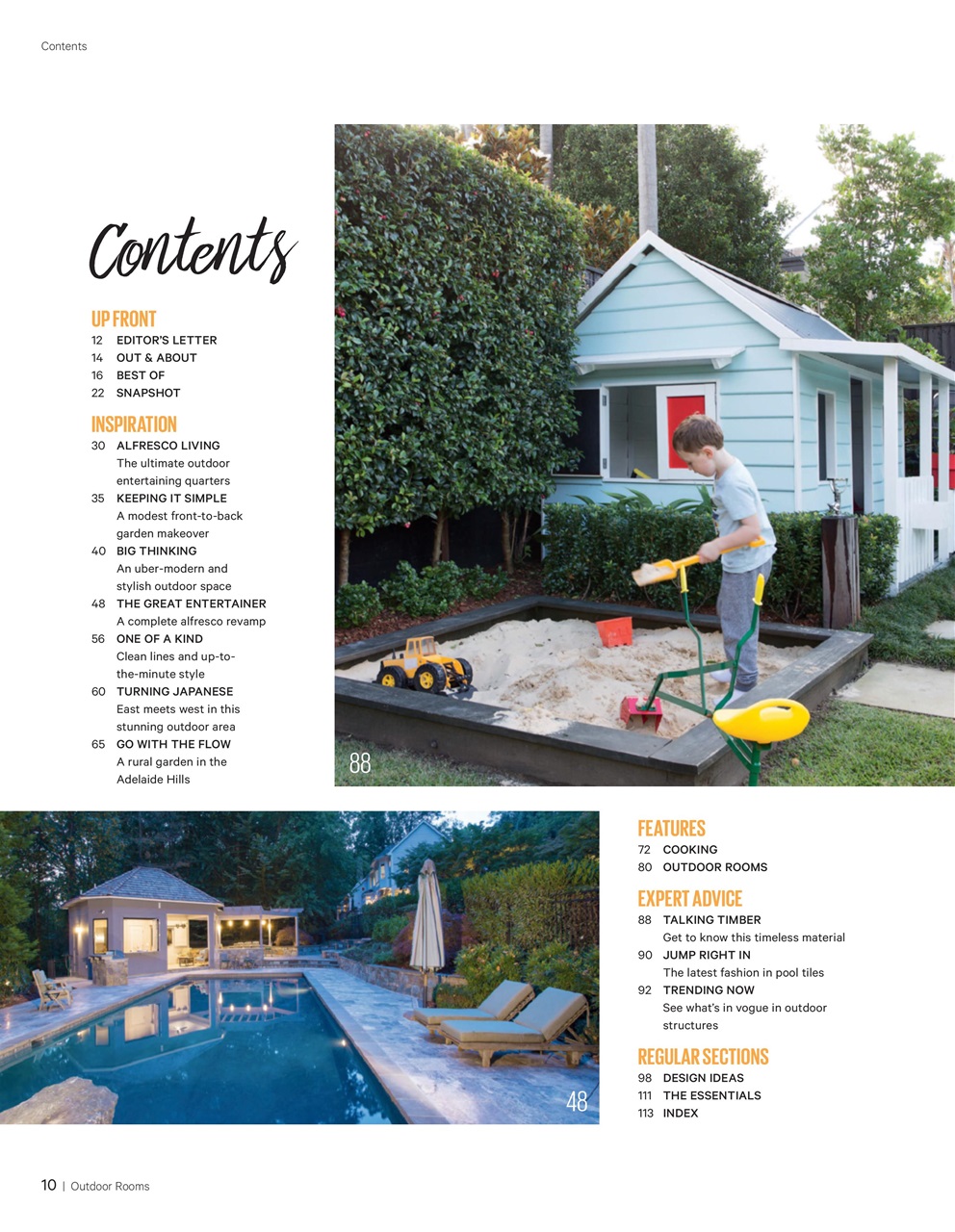 Outdoor Living Preview Pages