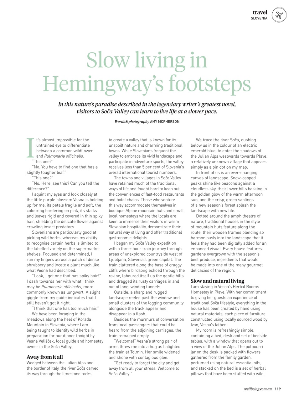 WellBeing Preview Pages