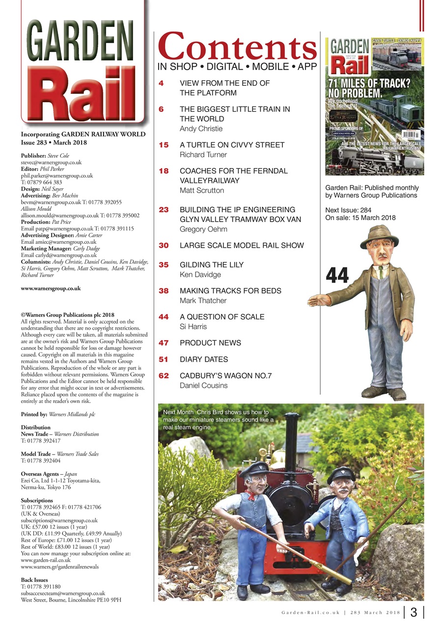 Garden Rail Preview Pages