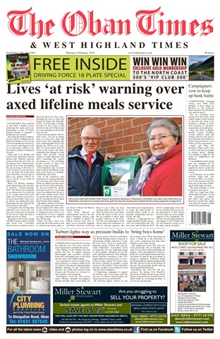 The Oban Times & Lochaber Times issue 8th February 2018