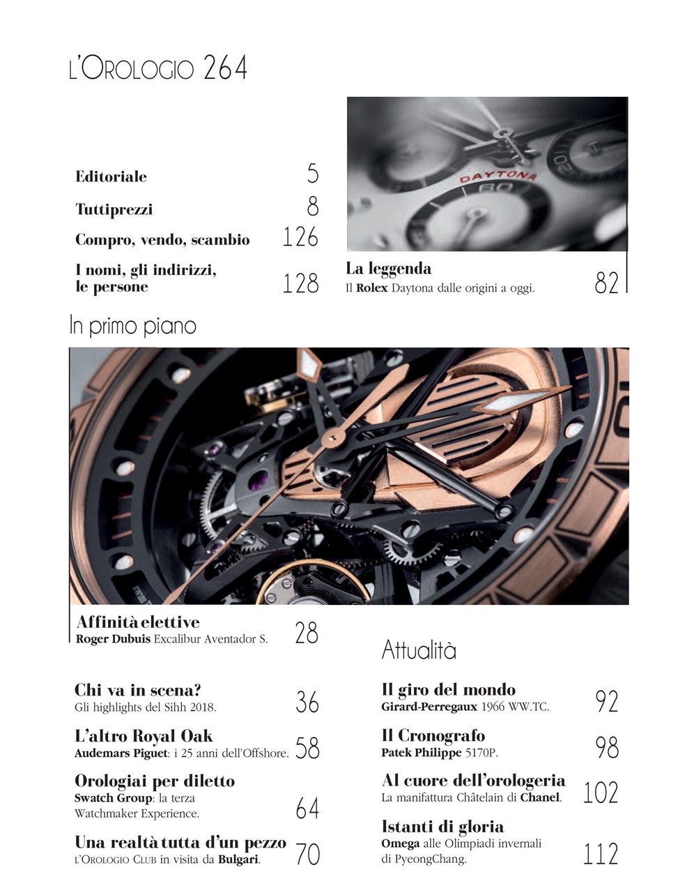 L'Orologio Preview Pages