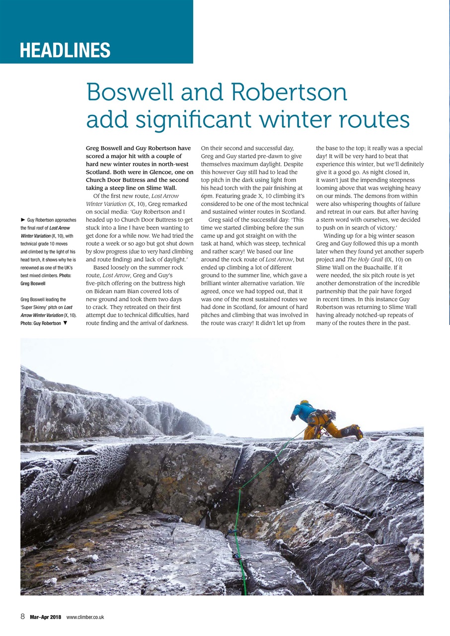 Climber Preview Pages