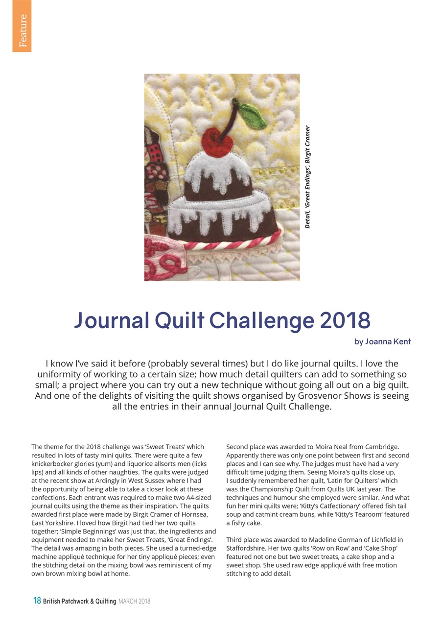 Patchwork and Quilting Preview Pages