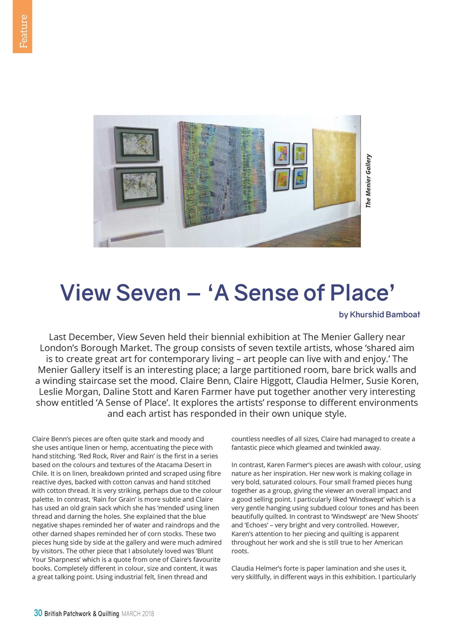 Patchwork and Quilting Preview Pages