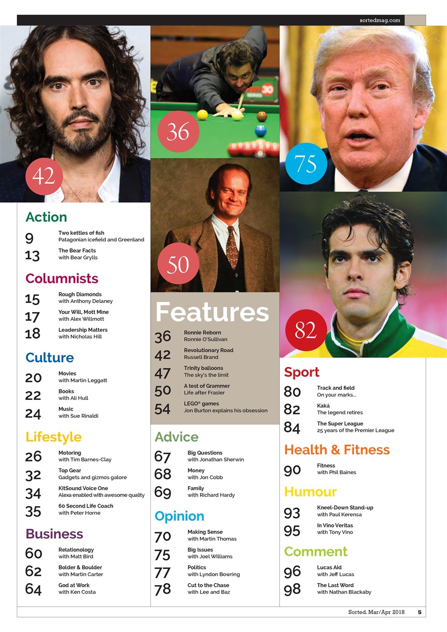 Sorted Magazine – The men's mag with morals Preview Pages