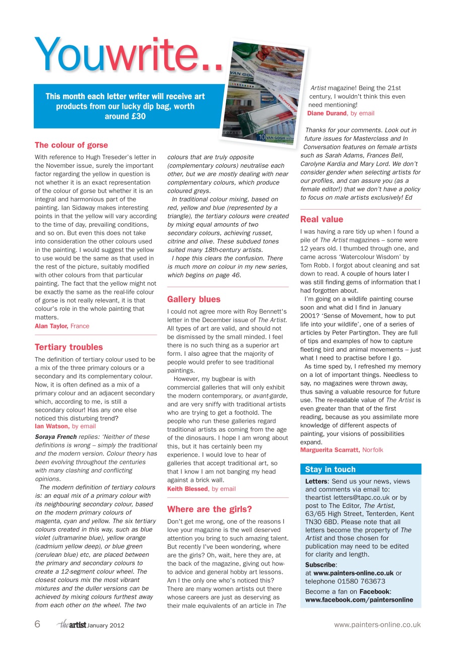 The Artist Preview Pages