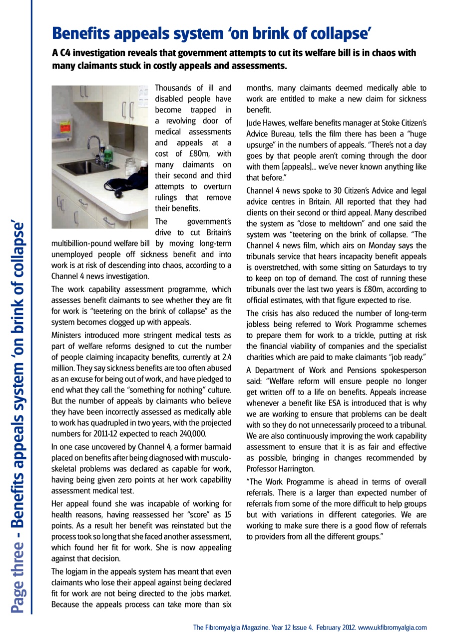 Fibromyalgia Magazine Preview Pages