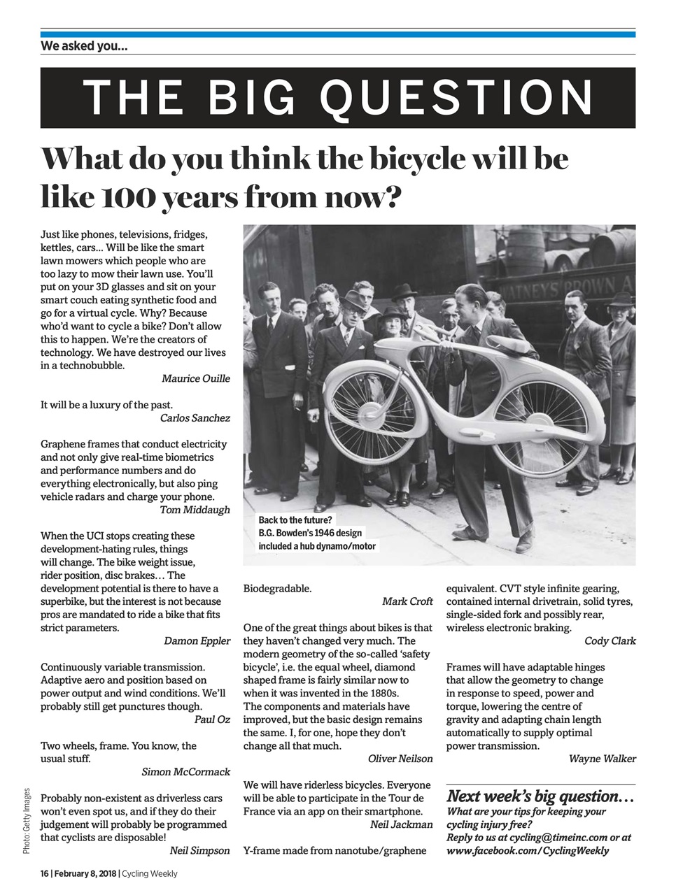 Cycling Weekly Preview Pages
