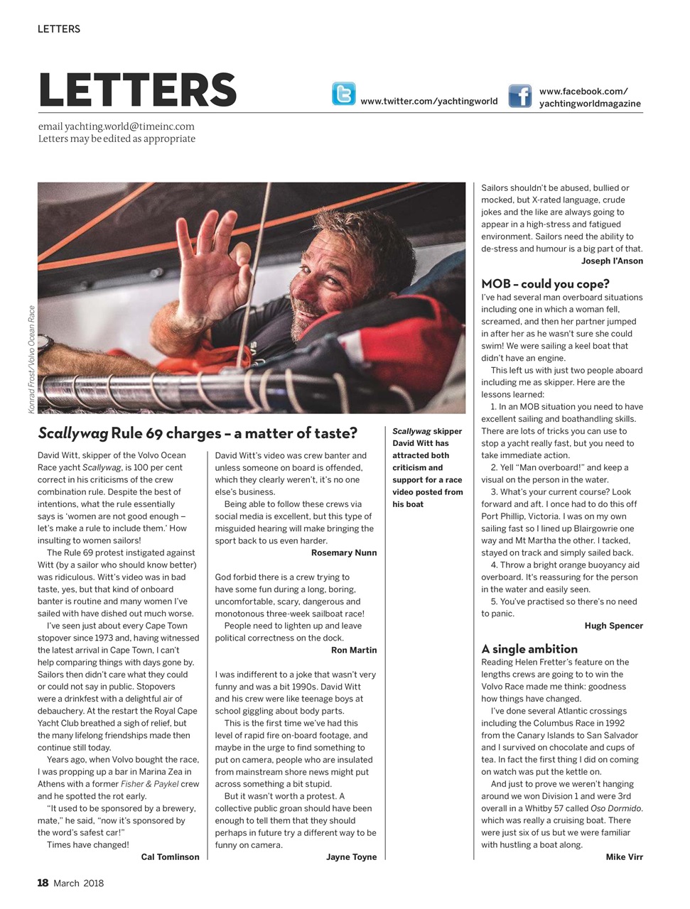 Yachting World Preview Pages
