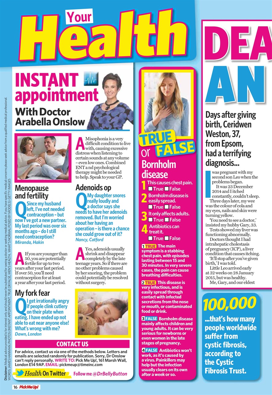 Pick Me Up Preview Pages