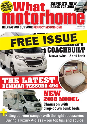 Free sample - What Motorhome magazine 2018 issue Free sample - What Motorhome magazine 2018