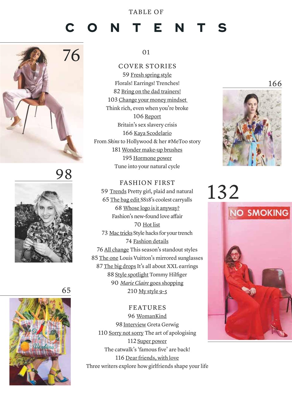 Marie Claire Preview Pages