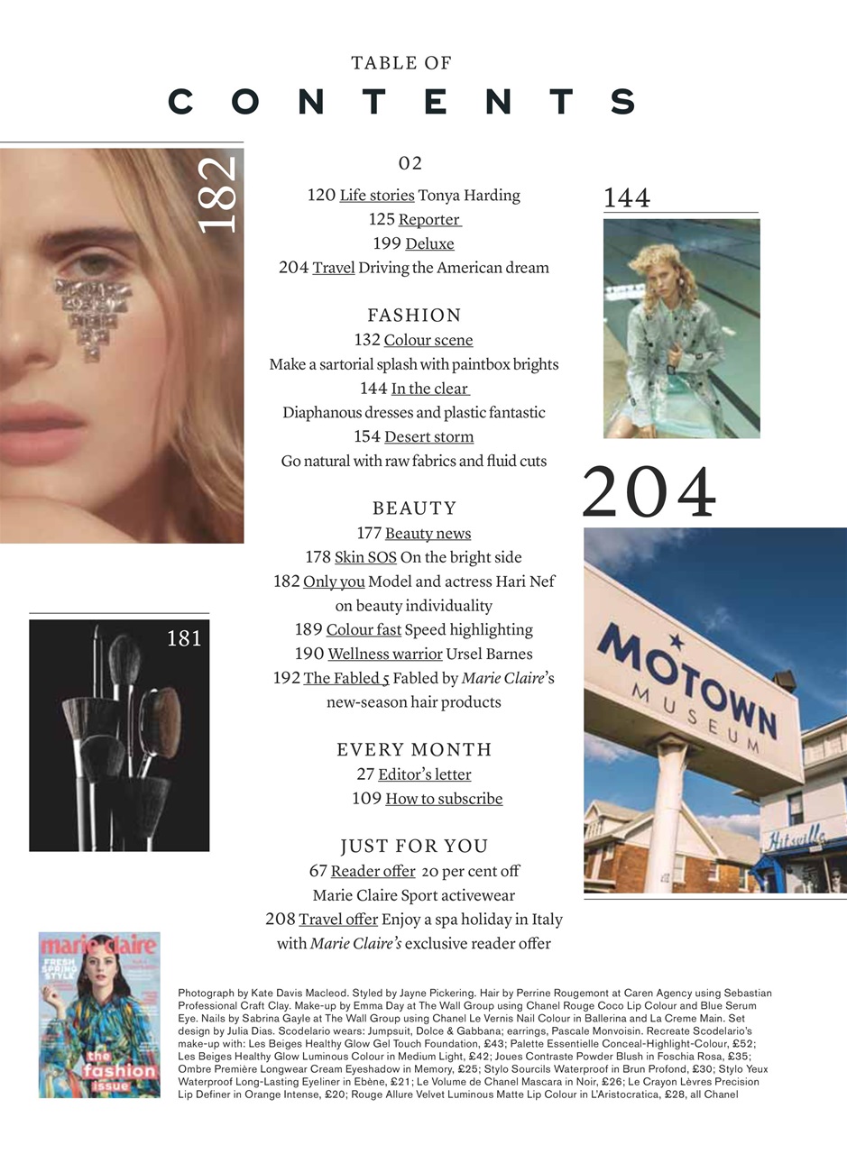 Marie Claire Preview Pages