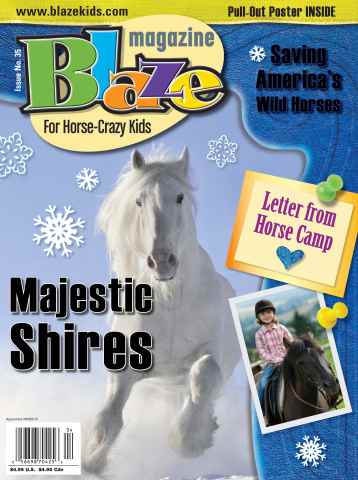 Blaze Magazine For Horse Crazy Kids issue Issue No. 35