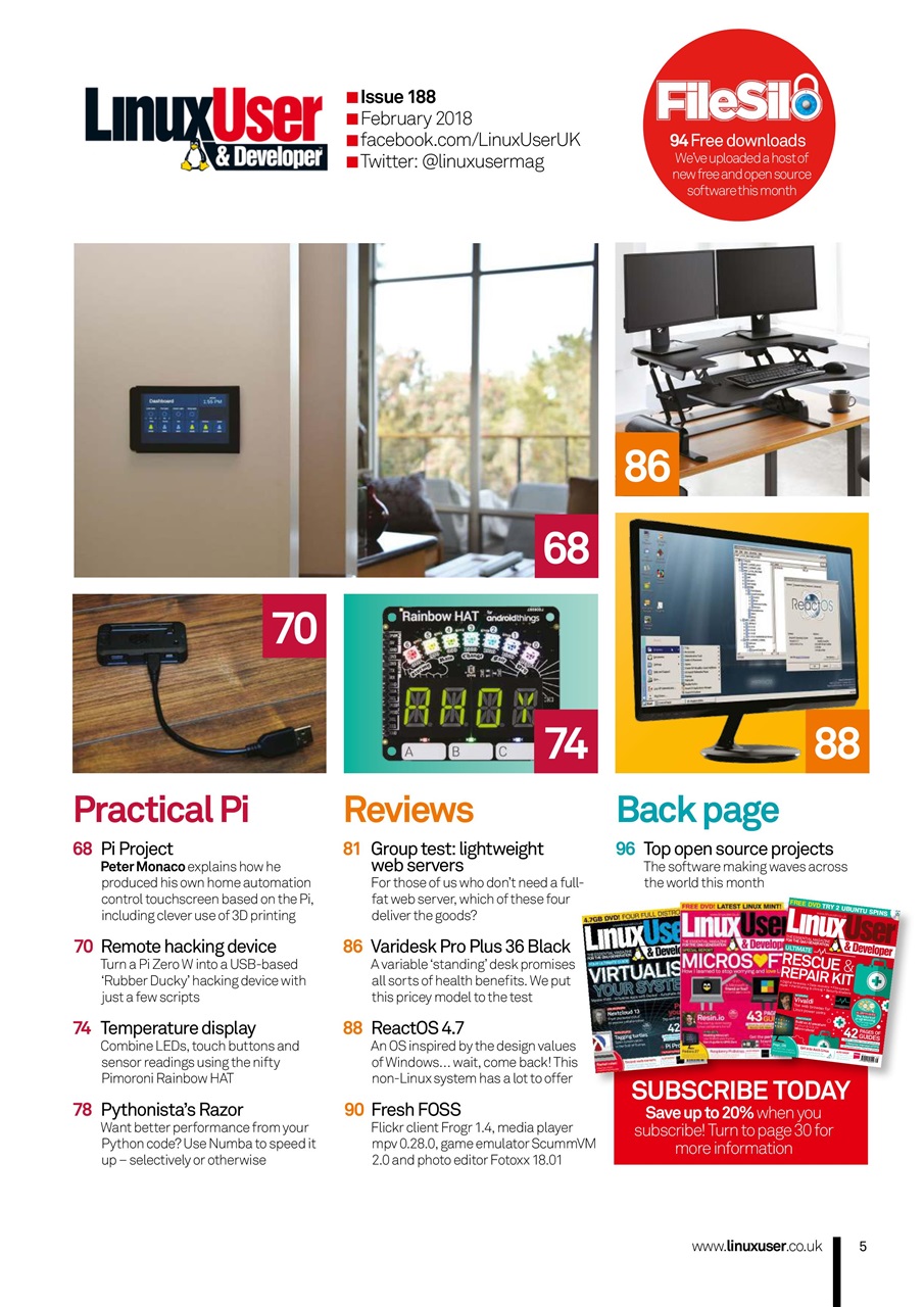 Linux User and Developer Preview Pages