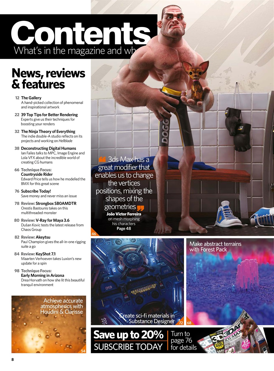 3D Artist Preview Pages