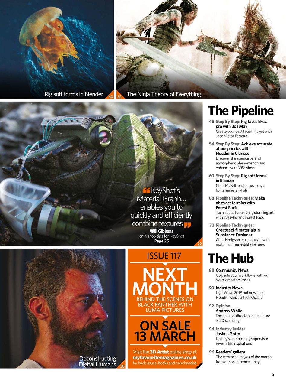 3D Artist Preview Pages