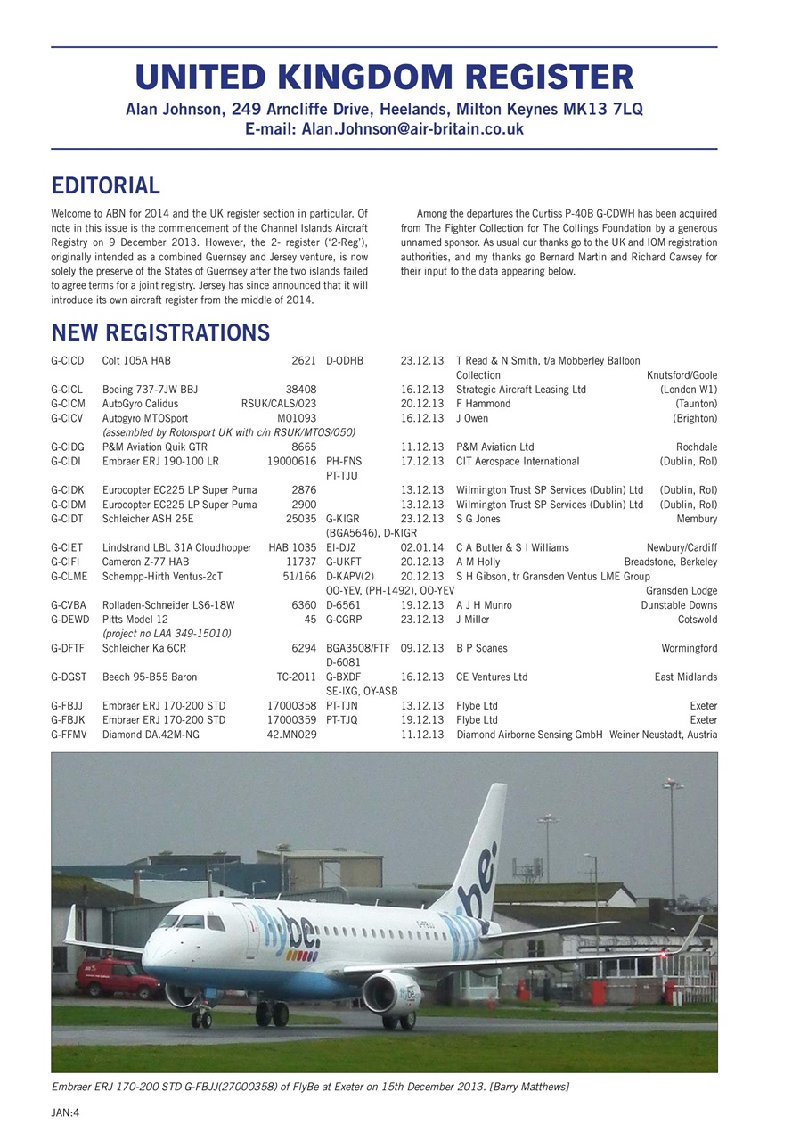 Air Britain News Preview Pages